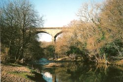 Nine Arches Viaduct. Rowlands Gill Wallpaper