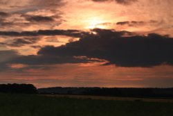 Angry skies near Beverley Wallpaper