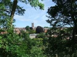 View over Ludlow Wallpaper