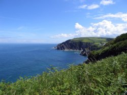 South West Coast path from Lee Bay to Bull Point