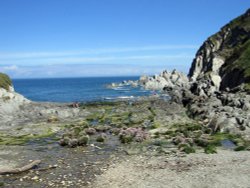 South West Coast path from Lee Bay to Bull Point