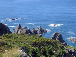 South west coast path from Bull Point to Morte Point