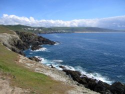 South West Coast path from Morte Point to Woolacoombe Wallpaper