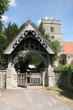 Lych gate of St. Leonard's Church, Watlington