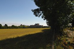 Dover Castle on hot, sunny, misty day - July 2010 Wallpaper