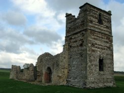 Remains of the old Church Wallpaper