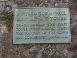 Plaque on King Henry's Tower Wallpaper