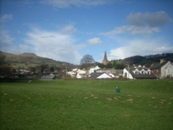 View from Bullpit Meadows, Crickhowell Wallpaper