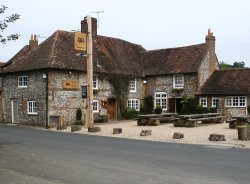 ' The Fox Goes Free'. Charlton. nr. Singleton. Sussex. Wallpaper