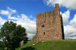 The Castle at Brough, Cumbria. Wallpaper