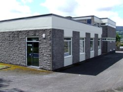 BT Telephone Exchange, Crickhowell Wallpaper