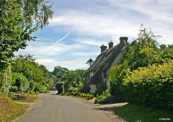 Fontmell Magna in Dorset Wallpaper