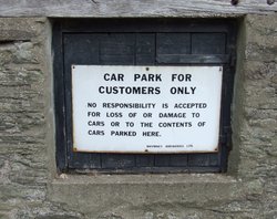 Sign at the Cornewall Arms, Clodock Wallpaper