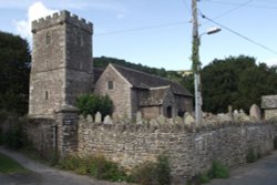 St Peter's Church Llanbedr Wallpaper