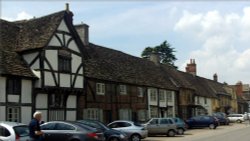 Street scene - Lacock Wallpaper