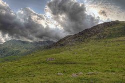 Interesting Sky over Snowdonia Wallpaper