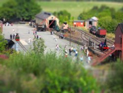 Tilt Shift of Beamish Wallpaper