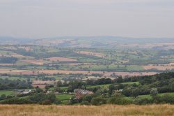 Looking east from near Cleehill Wallpaper