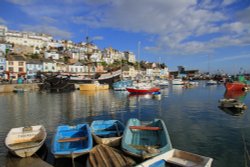 Brixham Harbour Wallpaper