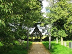 Lychgate from the inside Wallpaper