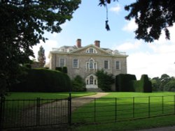 Sotterley Hall from the Churchyard Wallpaper