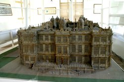 A model of Longleat house. Wallpaper