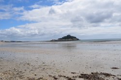 Tide's out St. Michael's Mount Wallpaper