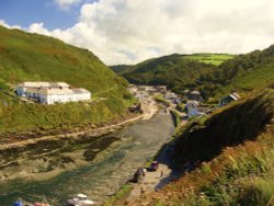 Boscastle Harbour Wallpaper