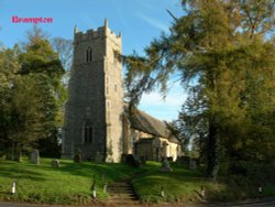 The church from the road Wallpaper