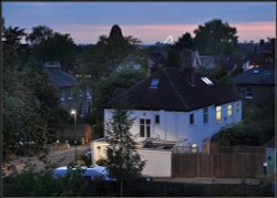 Wembley Arch in the distance. Wallpaper