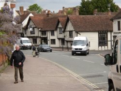 A picture of Lavenham, a beautiful town in Suffolk Wallpaper