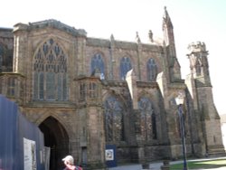 St Ethelbert's Cathedral in Hereford Wallpaper