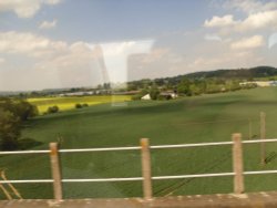 Beautiful countryside near Ledbury (a view from the train) Wallpaper