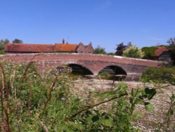 Bridge near the mill Wallpaper