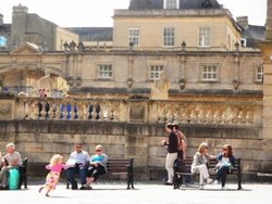 Exterior of Roman Baths Wallpaper