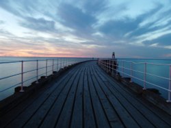 Whitby Pier Wallpaper