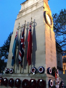 The Cenotaph, Remembrance Sunday, Whitehall, London