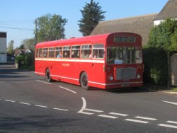 Corsley Heath, Red Bus Wallpaper