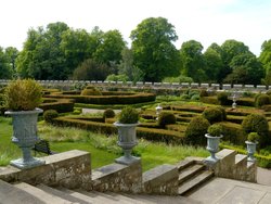 Chillingham Castle gardens Wallpaper