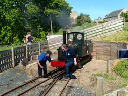 Etal Castle train