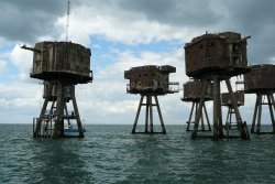 Redsands Seafort off Whitstable Wallpaper