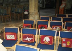 Inside Burford Church