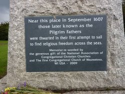 Pilgrim fathers sailed from Fishtoft, Lincolnshire Wallpaper