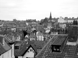 Whitby rooftops 1 Wallpaper