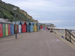 Beach huts Wallpaper