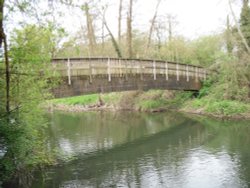 Bridge over the River Loddon in Woodley
