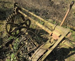 Abandoned Victorian winch, Fenny Compton, Warwickshire