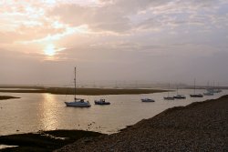 Early morning towards Keyhaven Wallpaper