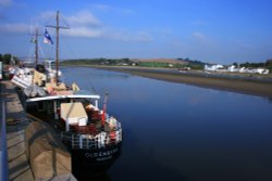 Low tide at Bideford Wallpaper