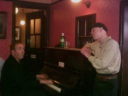 Blists Hill Victorian Town - Pub Piano & Musicians - August 2010 Wallpaper